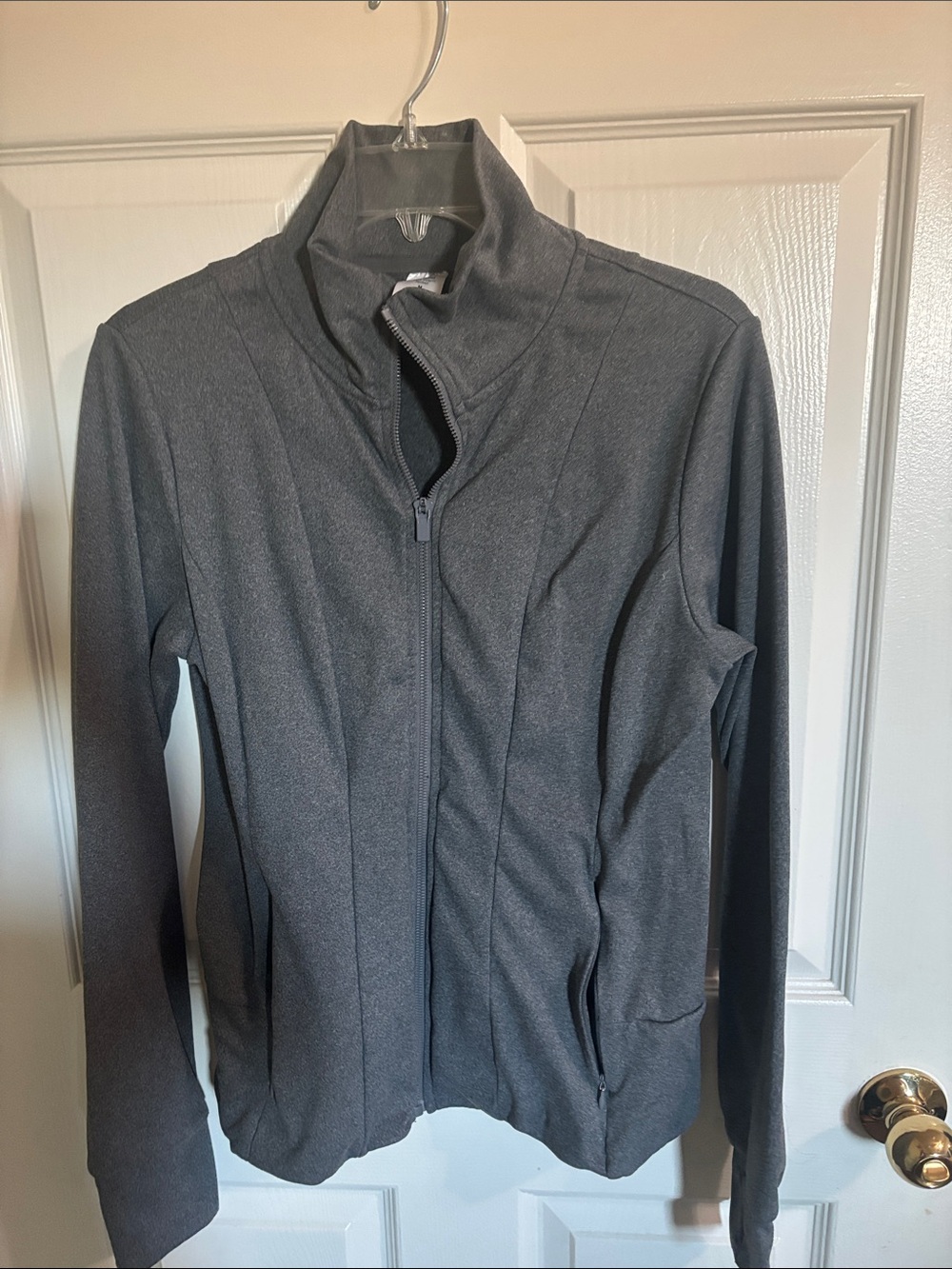 Men's Gray Full-Zip Jacket